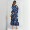 Maren Starfall Blue Floral Dress