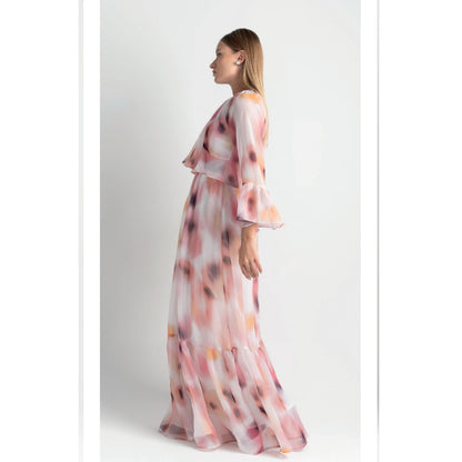 Sunset Chiffon Gown - The Mimi Boutique