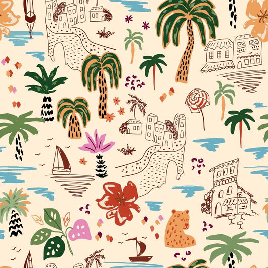 Riviera Sketch Headscarf Nicsessories