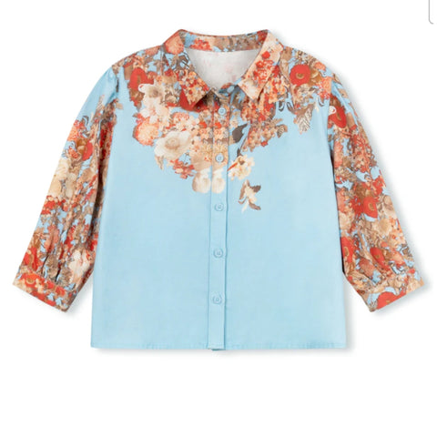 Rafi Floral Printed Blouse Teen