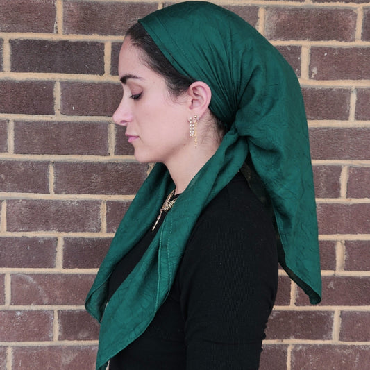 Solid Waves Pre-tied Headscarf Itsyounique