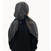Black Shimmer Pre-tied Headscarf Valeri