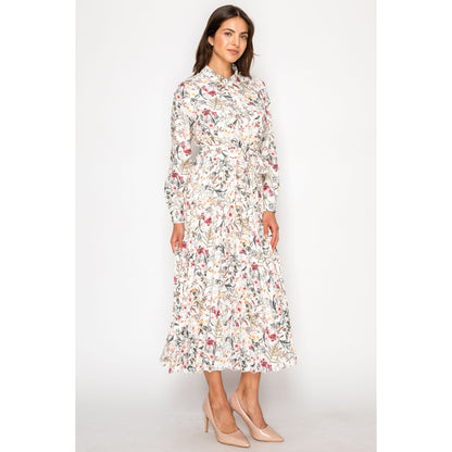 Sweet Garden Pleated Dress