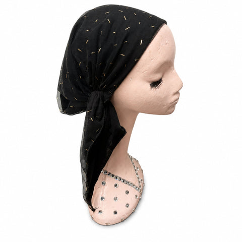 Mesh Dash Pre-Tied Scarf Atifa