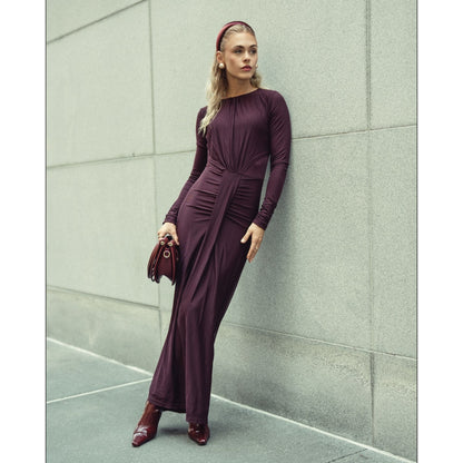 Monique Maxi Dress Plum Adina LV