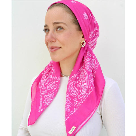 Barbie Pink Paisley Headscarf SB (More Styles)