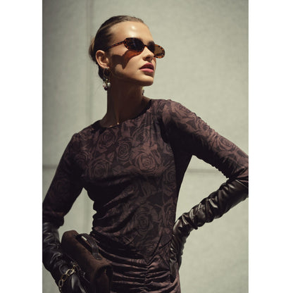 Davina Chocolate Roses Dress Adina LV