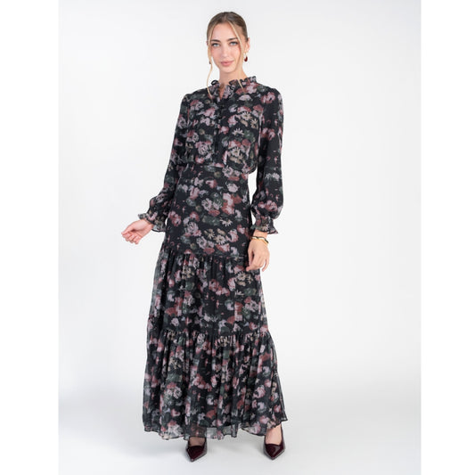 Zoe Maxi Pink & Green Roses Adina LV
