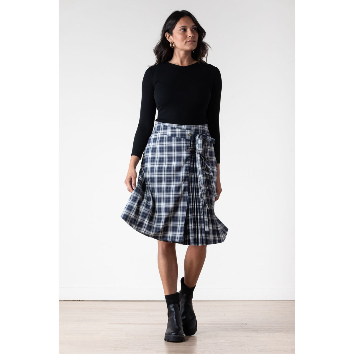 Pandia Skirt Lunella Twilight Plaid - The Mimi Boutique