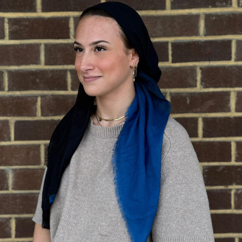 Two Tone Pre-Tied Scarf Atifa