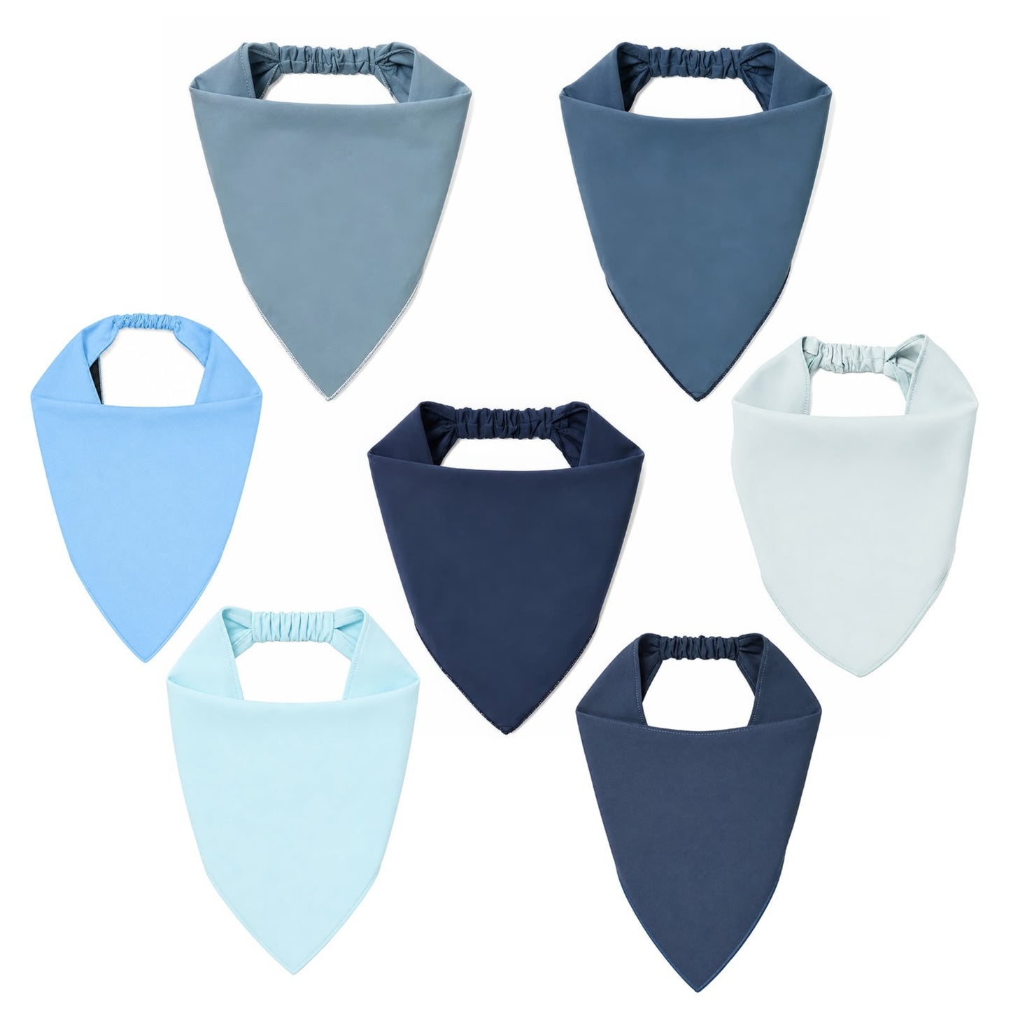 Solid Colors Pre-tied Bandana Nicsessories