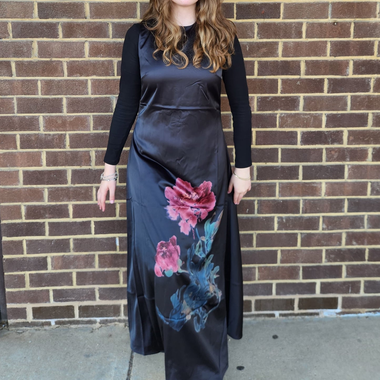 Large Floral Sleeveless Maxi Dress - The Mimi Boutique