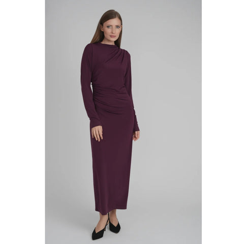 Side Cinch Dress Berry