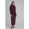 Side Cinch Dress Berry