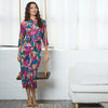 Rio Dress Teal Print