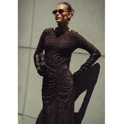 Davina Chocolate Roses Dress Adina LV