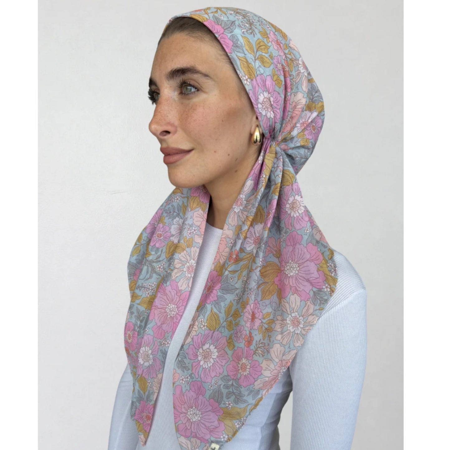 Camellia Sky Headscarf SB