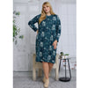 Alice Dress Teal Textured