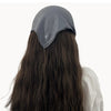 Bamboo Crepe Solid Ready Tied Headband Bandana Valeri