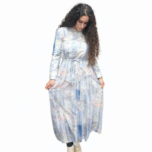 Eyelet Paisley Dress Lilac Teen