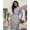 Jodi Skirt Blue & Pink Floral Adina LV - The Mimi Boutique