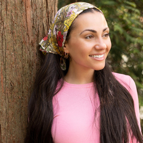 Olive Palm Bandana Nicsessories