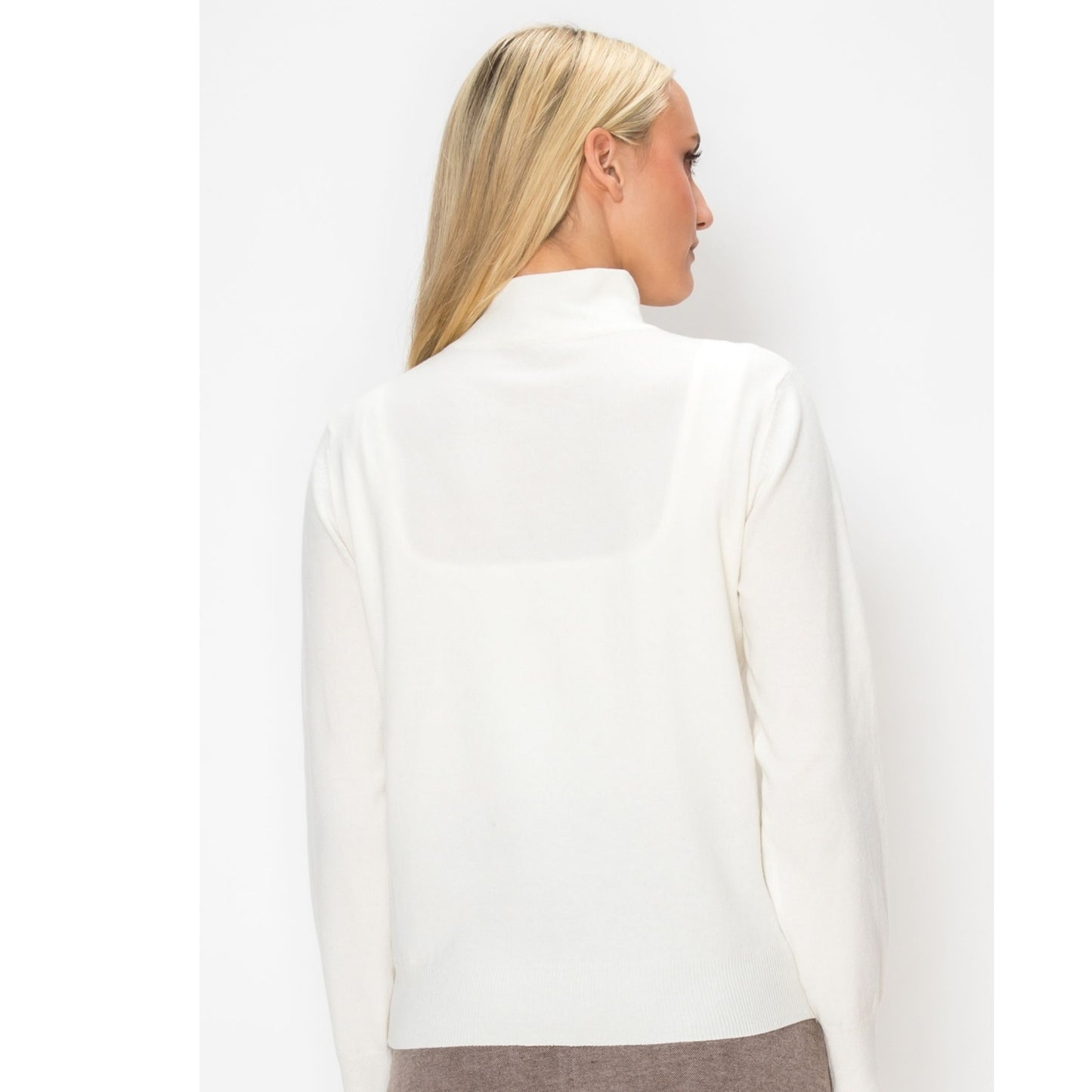 Cream/ White Yal Sweater