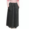 Black Wash Maxi Pocket Skirt Lilac Teen