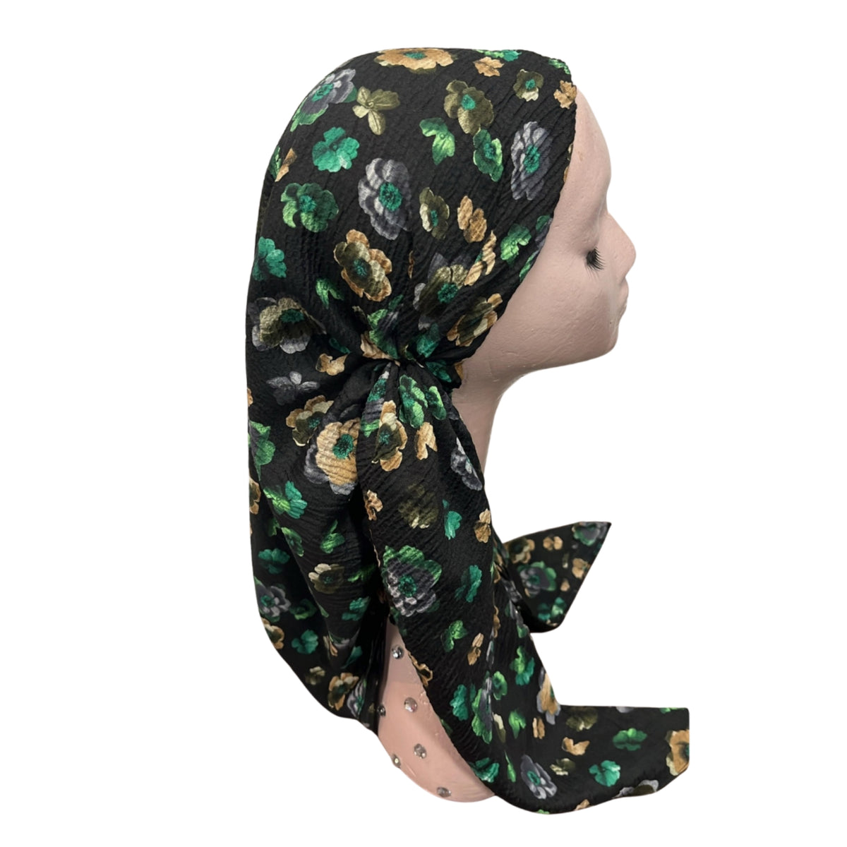 Flower Crinkle Headscarves SG