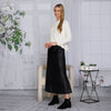 Black Cosmo Distressed Skirt