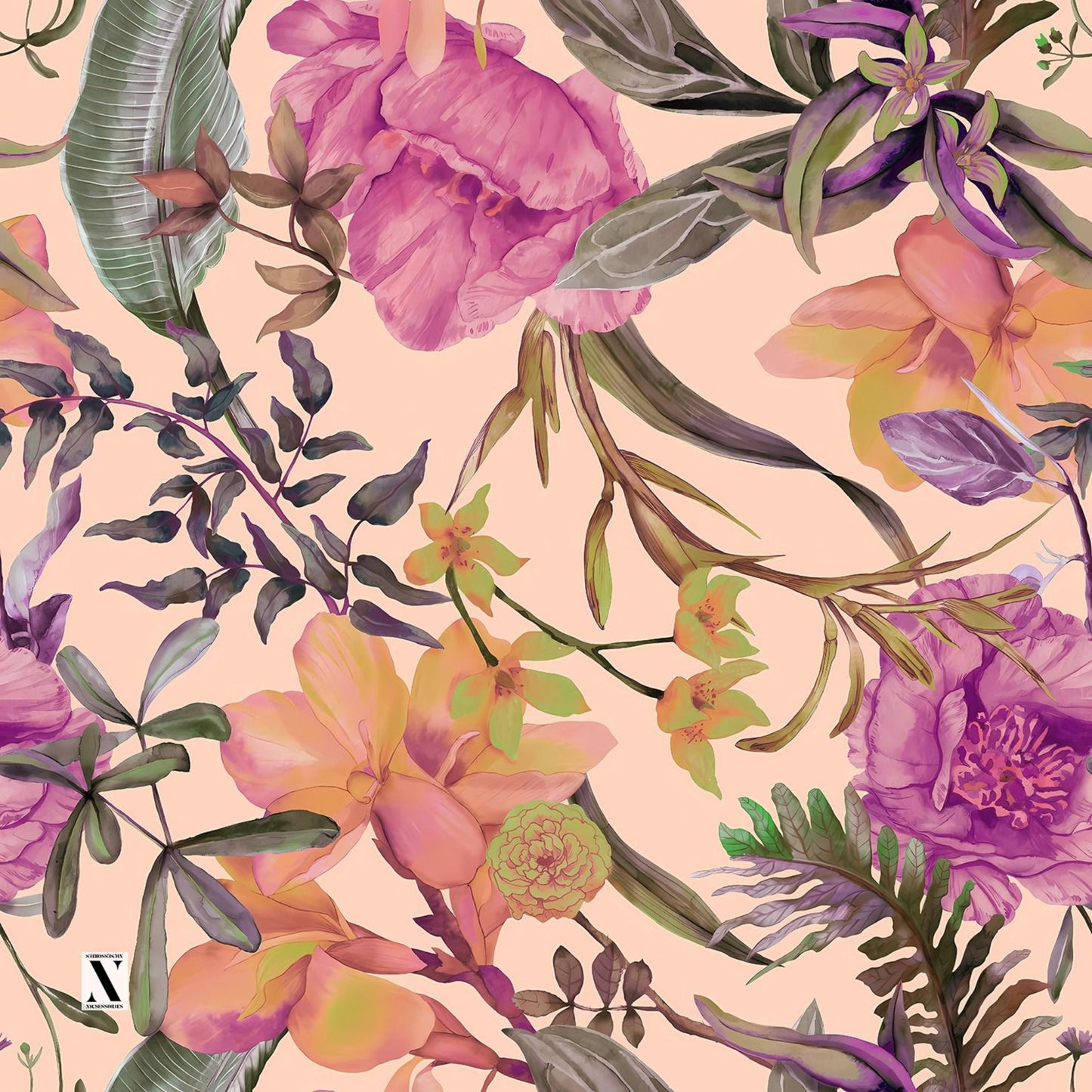 Orchid Oasis Headscarf Nicsessories