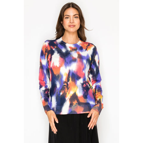 Colorful Print Sweater Yal