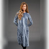Loose Basic Dress Velvet Grey
