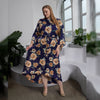 Freya Dress Navy Floral - The Mimi Boutique