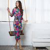 Rio Dress Teal Print