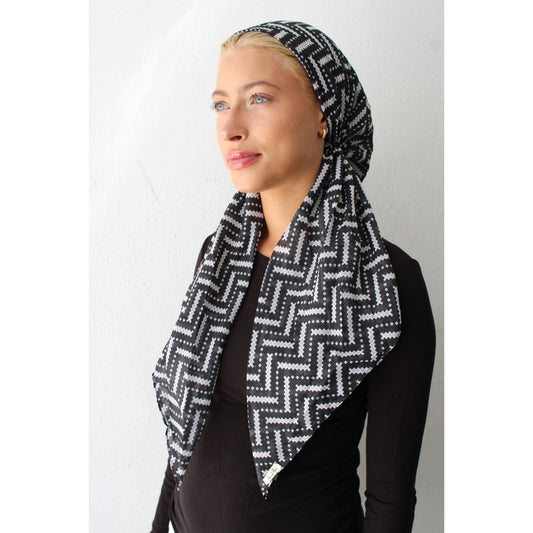 Chevron Nights Headscarf SB - The Mimi Boutique