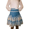 Blue Embroidered Skirt - The Mimi Boutique