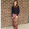 Blush Floral Midi Skirt Lilac Teen