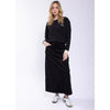 Black Basic Corduroy Skirt