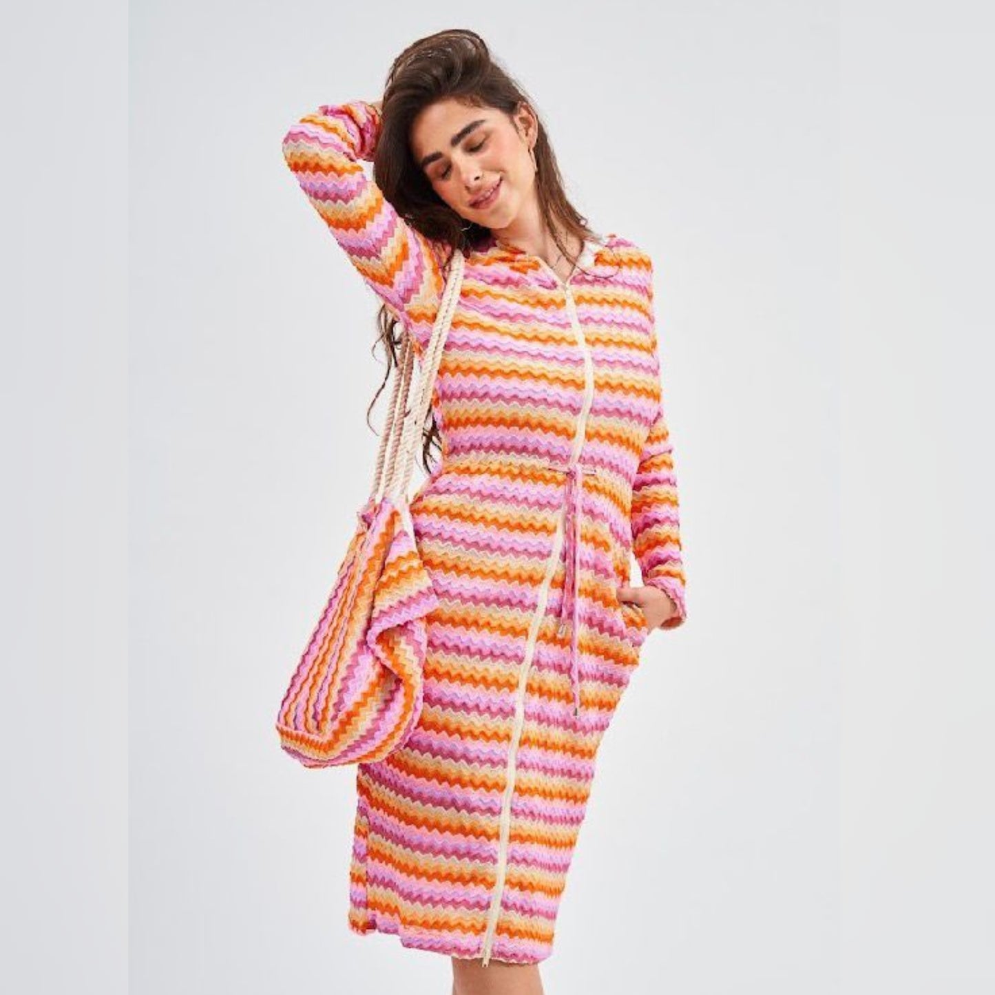 Sunset Chevron Dress DF