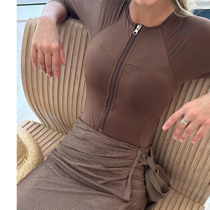 St. Barth Set Brown CVRGE (Swim)
