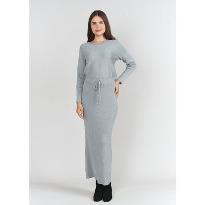 Sweater Rib Top Gray Adina LV