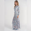 Jodi Skirt Blue & Pink Floral Adina LV - The Mimi Boutique