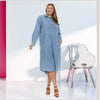 Noah Dress PLUS Soft Denim