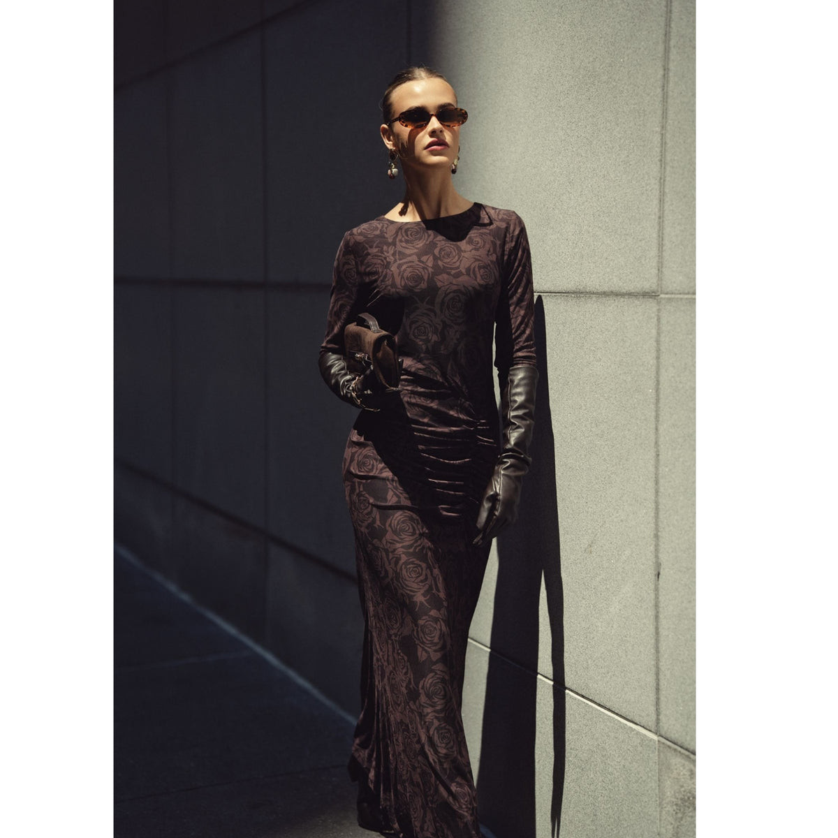 Davina Chocolate Roses Dress Adina LV