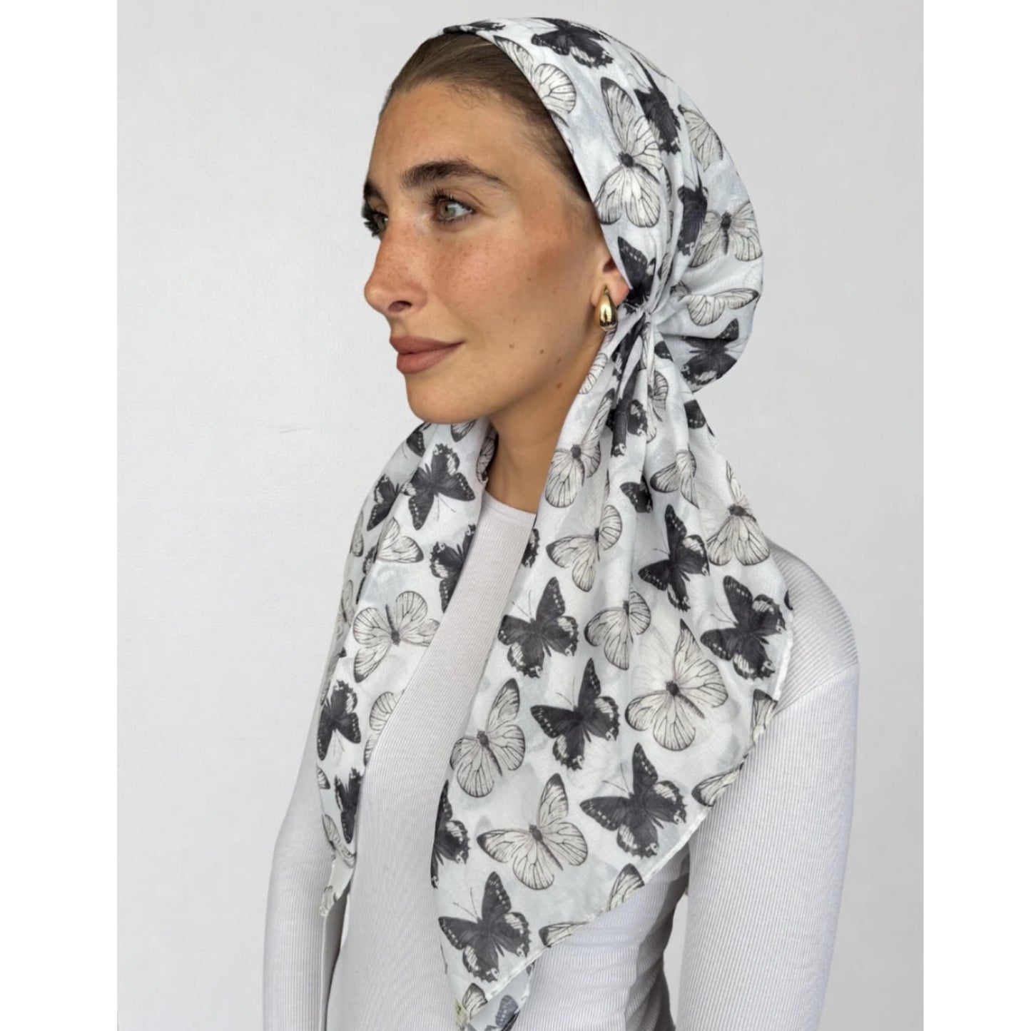 Noir Monarch Headscarf SB
