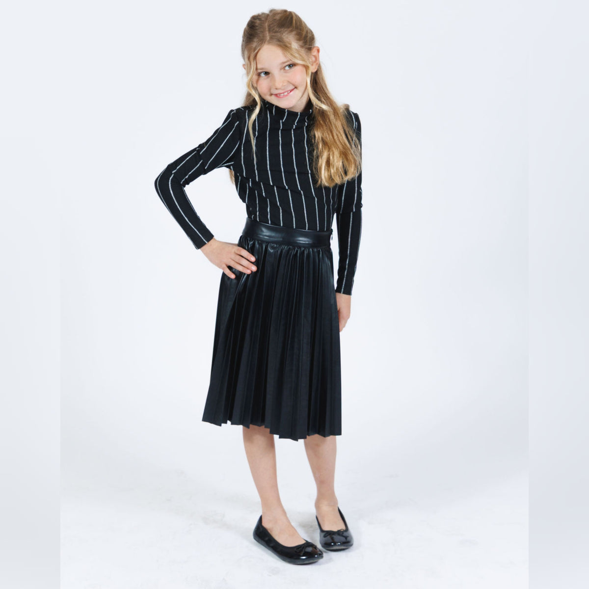 Black Leather Skirt Threads