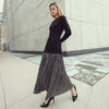 Selene Dress Black/Silver