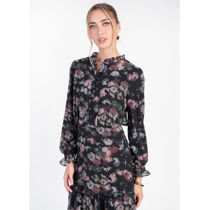 Zoe Maxi Pink & Green Roses Adina LV