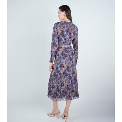 Butterfly Stamp Dress - The Mimi Boutique
